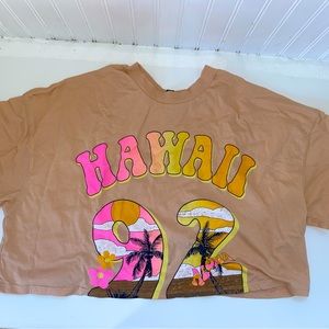 hawaii ‘92 cropped tee